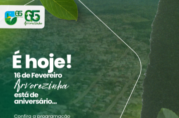 É hoje: Confira a programação do aniversário de 65 anos. 