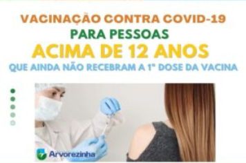 ATENÇÃO SEXTA-FEIRA, 11 DE FEVEREIRO, PESSOAS ACIMA DE 12 ANOS QUE AINDA NÃO SE VACINARAM CONTRA O CORONAVÍRUS