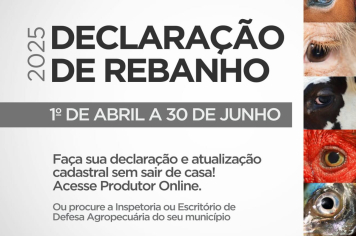 Atenção, produtores rurais!