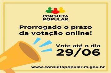 PRORROGADA VOTAÇÃO PARA O ORÇAMENTO PARTICIPATIVO