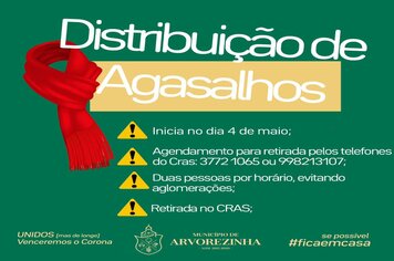 DISTRIBUIÇÃO DE ROUPAS INICIA AMANHÃ 04 DE MAIO