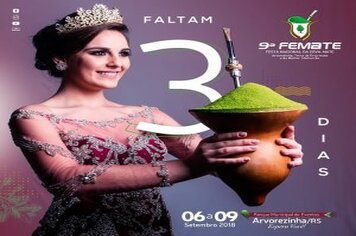 CONTAGEM REGRESSIVA PARA 9ª FEMATE