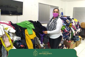 ATÉ O MOMENTO MAIS DE 100 FAMÍLIAS SÃO BENEFICIADAS PELA CAMPANHA DO AGASALHO