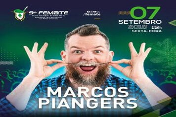 MARCOS PIANGERS ESTARÁ NA 9ª FEMATE