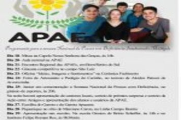 SEMANA NACIONAL DA PESSOA COM DEFICIÊNCIA