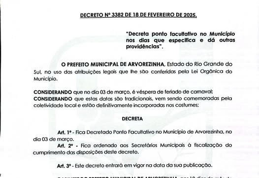DECRETO MUNICIPAL