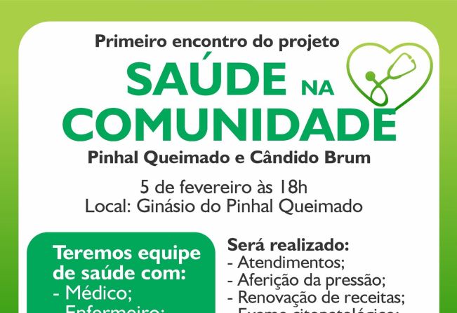 Primeiro encontro do projeto Saúde na Comunidade