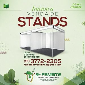 INICIOU NO FINAL DE JUNHO A COMERCIALIZAÇÃO DOS ESPAÇOS PARA A 9ª FEMATE
