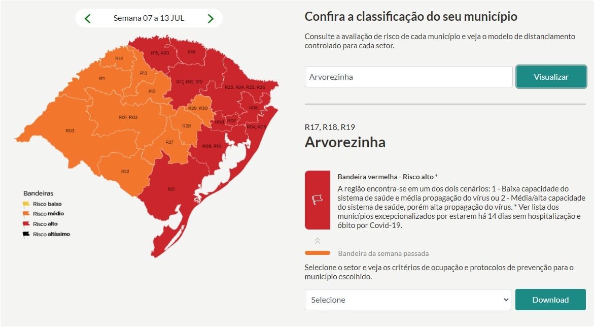 Arvorezinha fica na bandeira vermelha e Executivo recorre