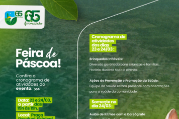Feira Artesanal de Páscoa 2024. 