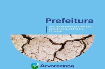 PREFEITURA PUBLICA DECRETO DE SITUAÇÃO DE EMERGÊNCIA DEVIDO À ESTIAGEM!