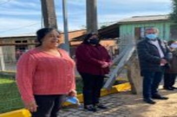 OBRA DE PAVIMENTAÇÃO DA VILA PINHEIRO É INAUGURADA
