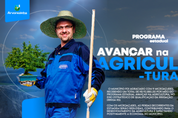 Avançando na agricultura de Arvorezinha. 