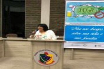 ABERTURA DA 2ª SEMANA DE PREVENÇÃO, CONSCIENTIZAÇÃO E COMBATE A DEPENDÊNCIA QUÍMICA OCORREU COM ATO SOLENE