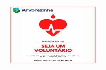 DOE SANGUE, DOE VIDA‼