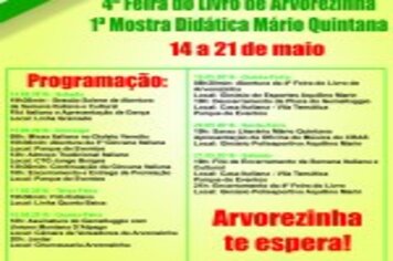 Semana Italiana e Cultura; 4ª Feira do Livro e 1ª Mostra Didática Mário Quintana