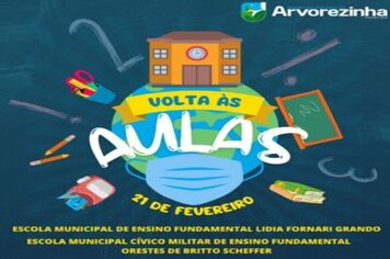 REDE MUNICIPAL DE ENSINO PARA O NÍVEL FUNDAMENTAL RETOMARÁ AS ATIVIDADES NO DIA 21 DE FEVEREIRO
