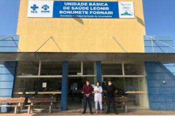 PREFEITO EM EXERCÍCIO FABINHO PANCOTTE ESTEVE ACOMPANHANDO OS TRABALHOS DA SECRETARIA MUNICIPAL DE SAÚDE