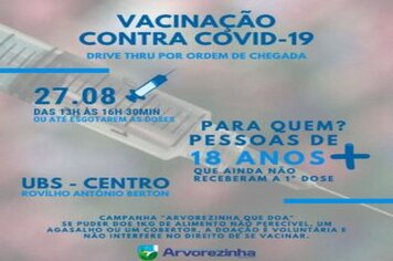 ️ATENÇÃO‼ PESSOAS COM 18 ANOS QUE AINDA NÃO RECEBERAM A 1ª DOSE DA VACINA CONTRA COVID-19