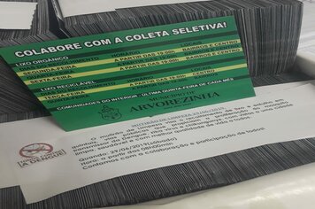 BRINDES FORAM DISTRIBUÍDOS EM COMEMORAÇÃO A SEMANA DO MEIO AMBIENTE