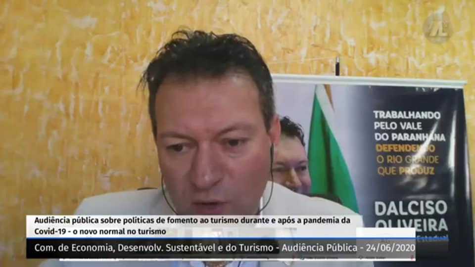 Cenário do turismo pós pandemia é discutido em audiência pública virtual