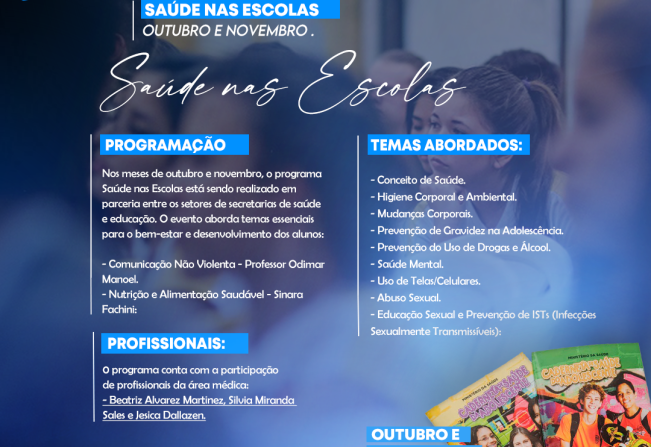 Saúde nas Escolas! 