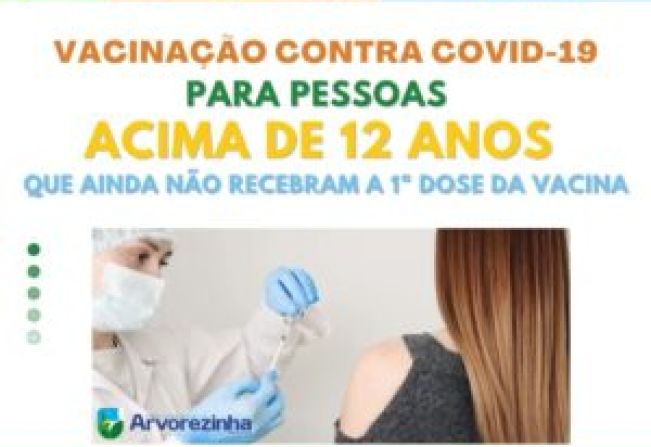ATENÇÃO SEXTA-FEIRA, 11 DE FEVEREIRO, PESSOAS ACIMA DE 12 ANOS QUE AINDA NÃO SE VACINARAM CONTRA O CORONAVÍRUS