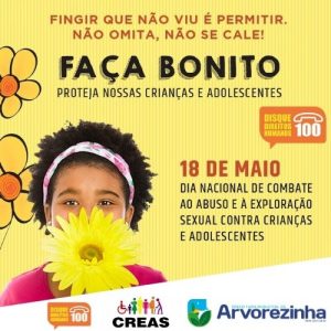 ‼DIA NACIONAL DE COMBATE AO ABUSO E A EXPLORAÇÃO SEXUAL DE CRIANÇAS E ADOLESCENTES
