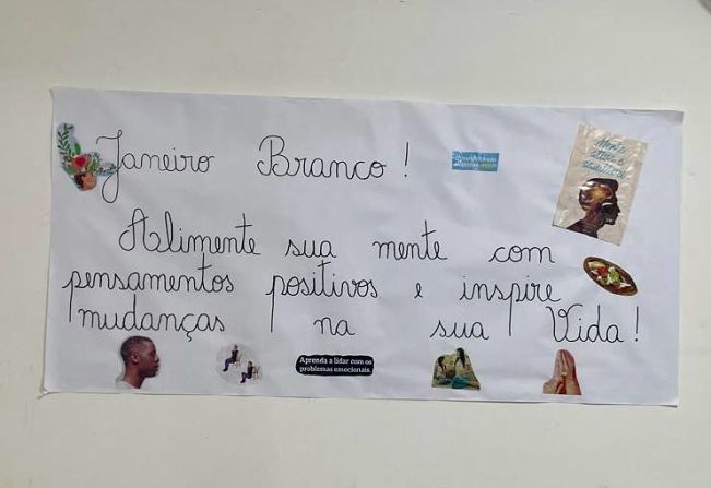 Janeiro branco é trabalhado nas unidades de saúde